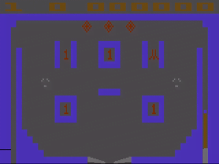 Pinball title screen for Atari 2600